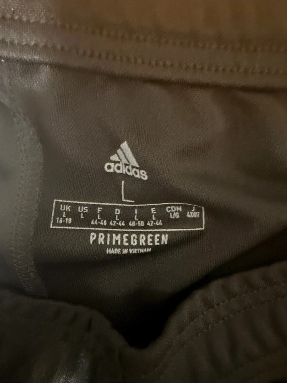 Adidas Mens Black Jogger Pants with White Side Stripes